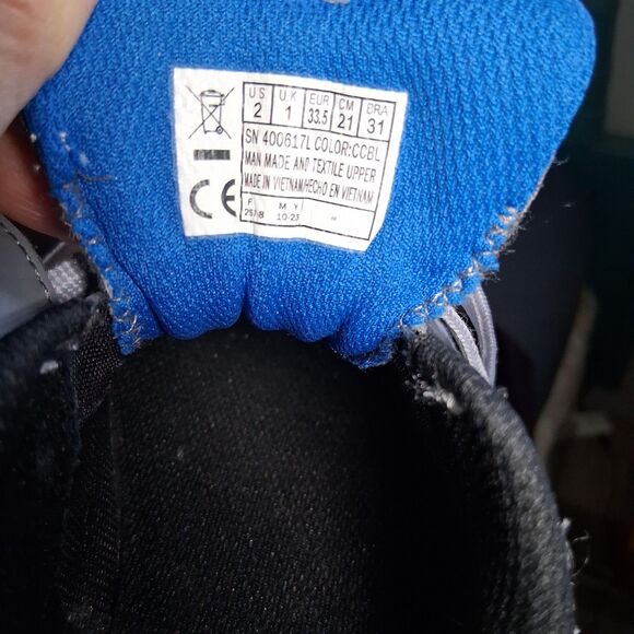 Skechers Creature Lights shark Bots light up Shoes kids size 2 Box - Picture 7 of 9